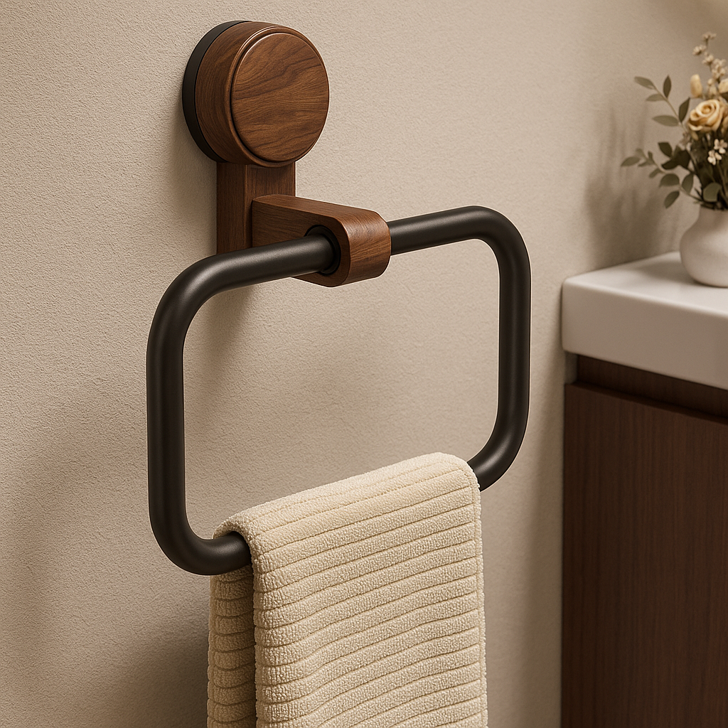 ARAI WALNUT TOWEL RING