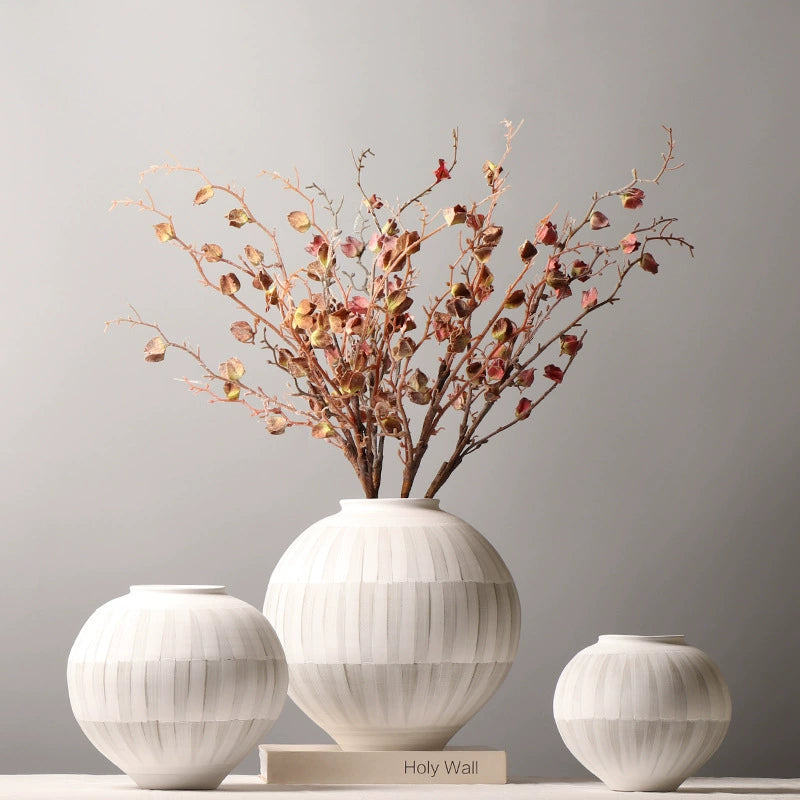 Elara Striped Vase