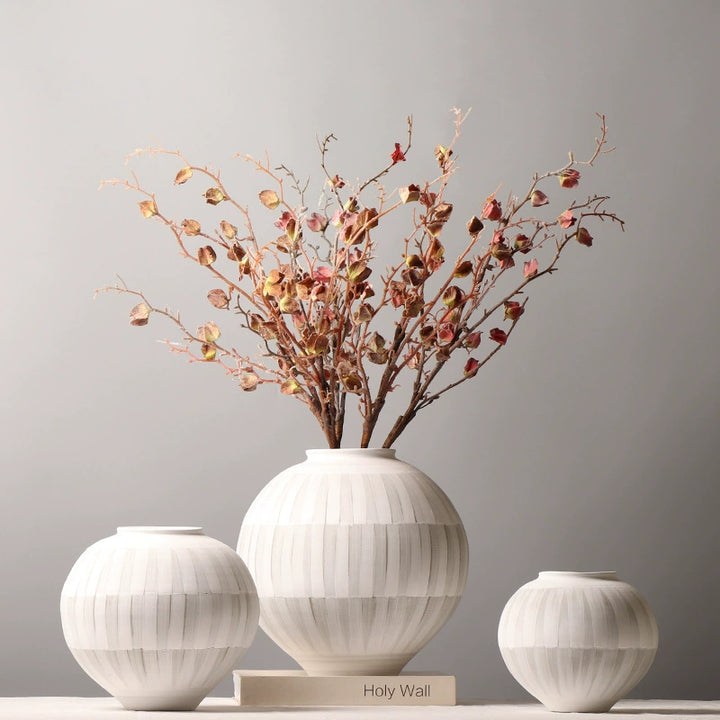 Elara Striped Vase