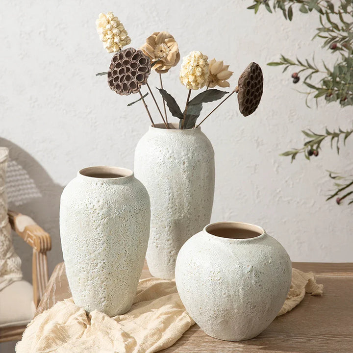 Saturi Textured Ceramic Vase